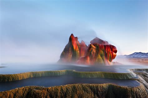 Fly Geyser, Nevada - WorldAtlas