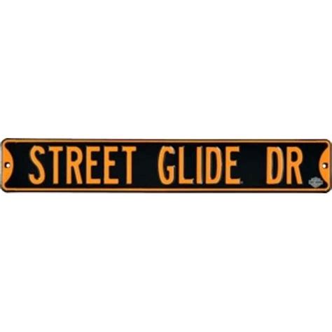 Harley Davidson Street Glide Drive Metal Sign Ande Rooney Signs