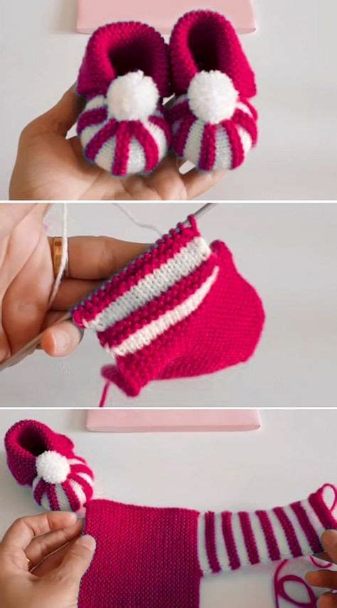 How To Crochet Simple Baby Booties Naztazia ® Diy Crafts