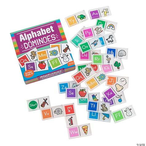 Alphabet Dominoes Game 27 Pc Discontinued