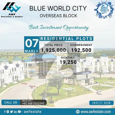 Blue World City Overseas Block Plot File Blue World City - Overseas ...