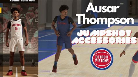 Ausar Thompson Jumpshot And Accessories Fix Nba K Youtube