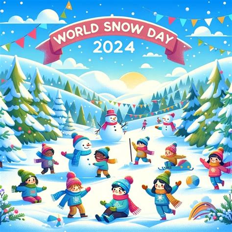 Download World Snow Day 2024 World Snow Day Snow Day Royalty-Free Stock ...