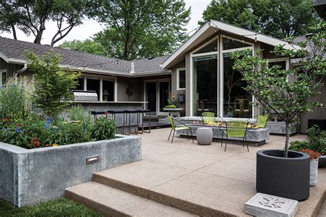 A Prairie Village Backyard Becomes A Stylish Retreat Designed For