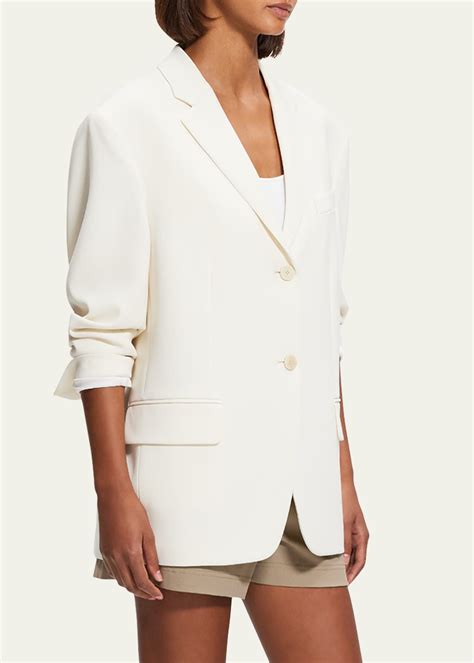 Theory Boxy Oversized Blazer Jacket Bergdorf Goodman