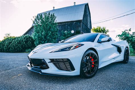 Chevrolet Corvette C8 Stingray White Bc Forged Eh171 Wheel Front