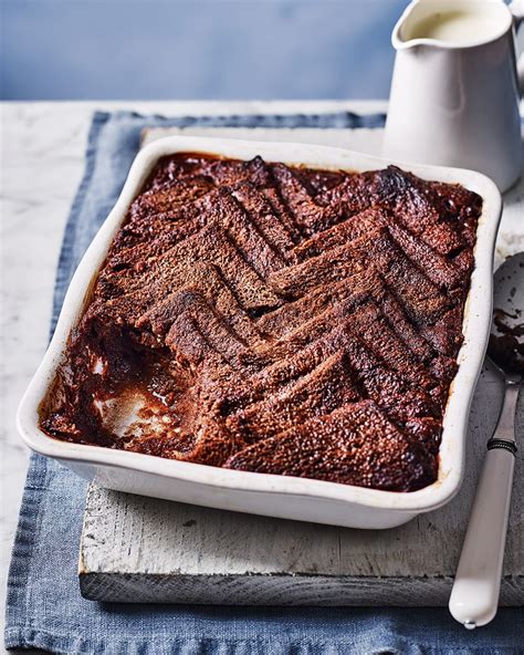 Delias Chocolate Bread And Butter Pudding Delicious Magazine