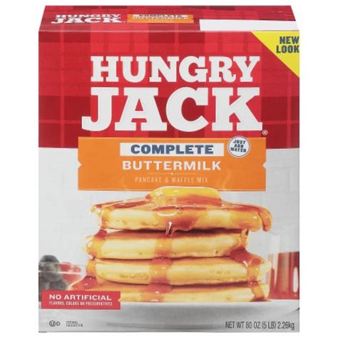 Hungry Jack Complete Buttermilk Pancake Mix and Waffle Mix, 5 lb - Pick ...