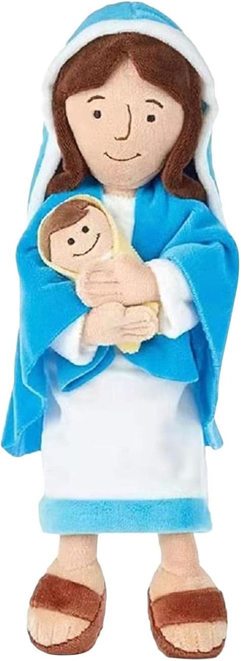 Juguetes de peluche de Virgen María y Jesús muñeca de peluche de Madre