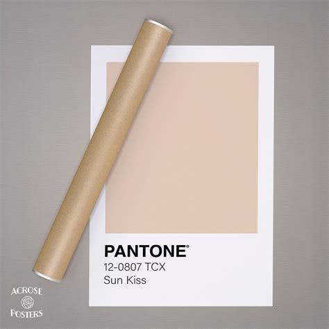 Pantone Poster Tcx Sun Kiss Pantone Color Card Etsy