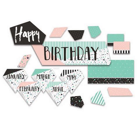 Teachersparadise Eureka Simply Sassy Birthday Mini Bulletin Board