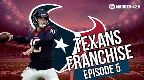 Madden 23 Houston Texans Franchise Mode Ep 5 Close Game Against One