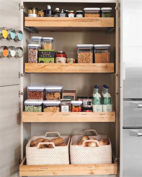organize  kitchen cabinets   easy steps martha stewart