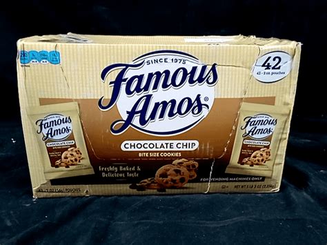 Case Of Famous Amos Bite Size Chocolate Chip Cookies Dutch Goat