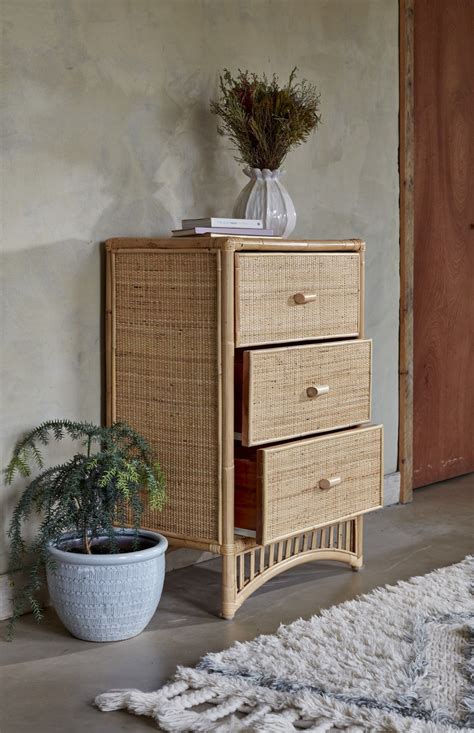 Iris Rattan Chest Of Drawers The Rattan Company