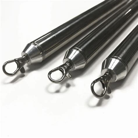 Two Slots Strong Stainless Steel Telescopic Extension Rod With Male Thread