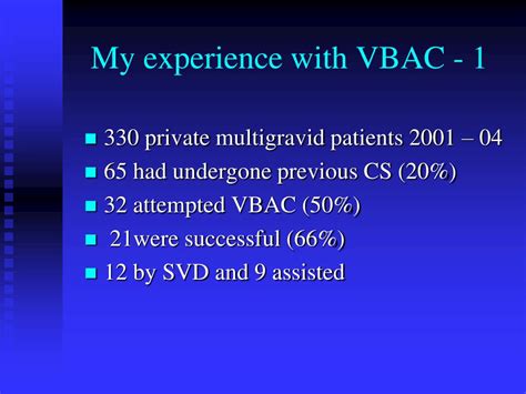 Ppt Vaginal Birth After Caesarean Vbac Powerpoint Presentation Free Download Id 1372122