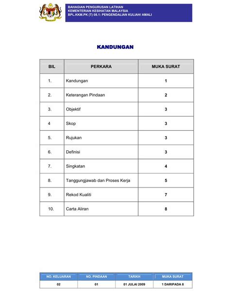 PDF BAHAGIAN PENGURUSAN LATIHAN KEMENTERIAN Latihan Moh Gov My