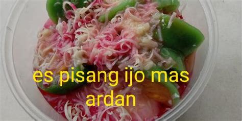 Daftar Harga Menu Delivery Es Pisang Ijo Mas Ardan Utama Tamara