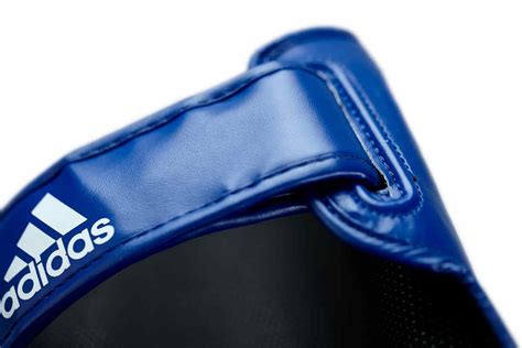 Adidas Super Pro Kickboxing Shin Guard Blue White