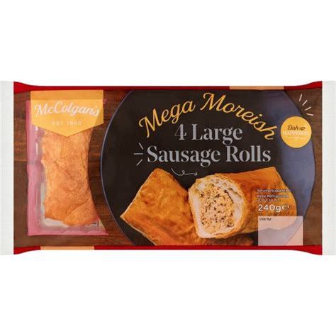 McColgan S 4 Large Sausage Rolls Compare Prices Where To Buy