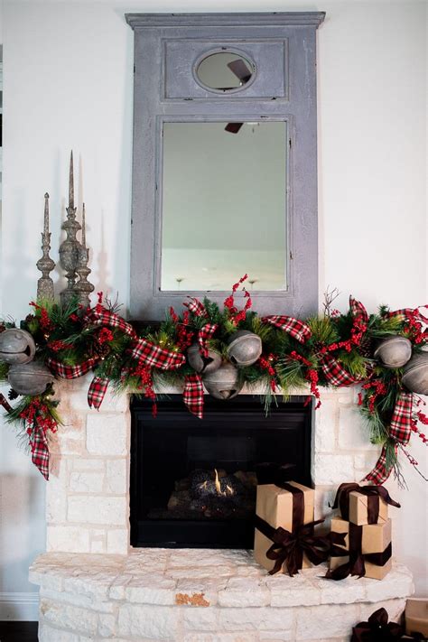 Creating a Farmhouse Mantle with Christmas Bell Garland - Decorator's Warehouse