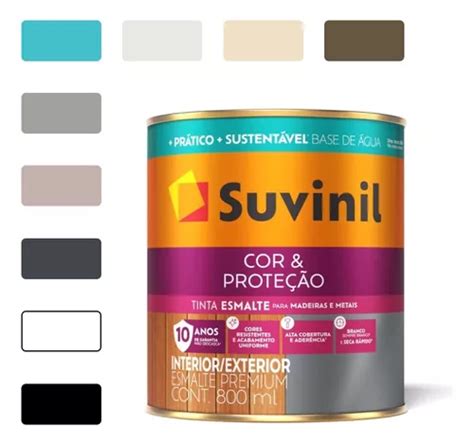 Tinta Esmalte Acetinado Para Pvc E Mdf Suvinil Ml