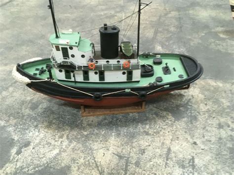 RC Scale Model Tug Boat With Stand | eBay | Tug boats, Tug, Scale models