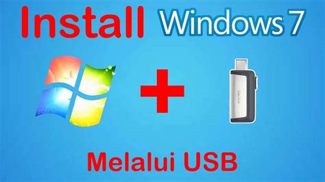 Install Ulang Windows 7 Dengan USB Full Tutorial Install Ulang