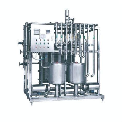 PLC With Touch Screen Hot Water System Sus304 Yogurt Pasteurizer