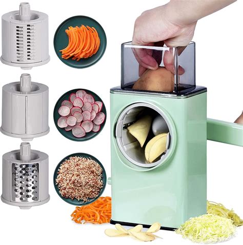 Rs Multi Functional Vegetable Slicer Hand Crank Cutter Chopper