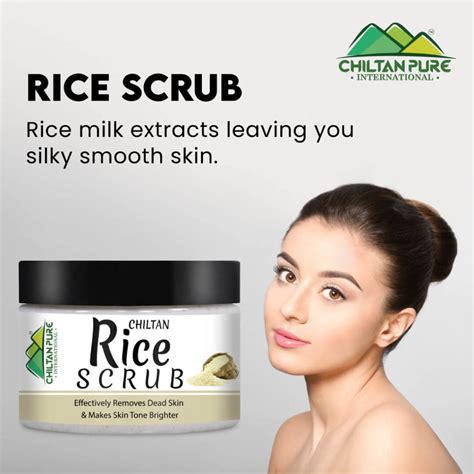 Rice Scrub – A Gentle Exfoliator – ChiltanPure