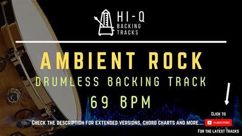 Ambient Rock Drumless Playalong Track 69 Bpm Youtube