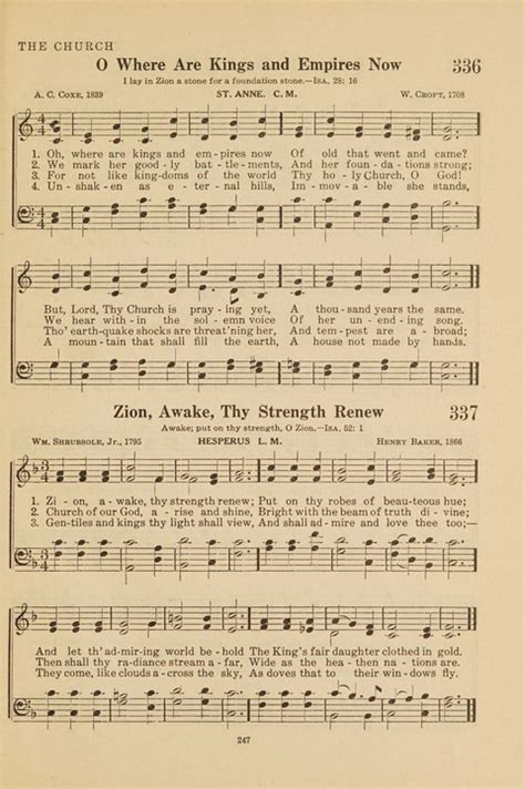 Church Hymnal Mennonite A Collection Of Hymns And Sacred Songs