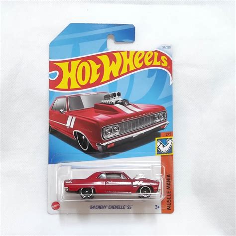 Hot Wheels Chevy Chevelle SS Red MUSCLE MANIA Shopee Malaysia