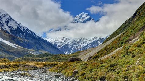 #886071 4K, Mount Cook, New Zealand, Mountains, Scenery, Valley - Rare ...