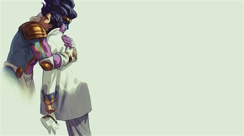 Jojo Jotaro Kujo Star Platinum With Light Green Background HD Anime Wallpapers | HD Wallpapers ...