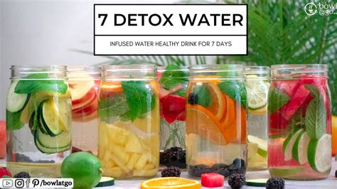 7 Days 7 Detox Water For Weight Loss Infused Water For Weight Loss Summer Detox Water