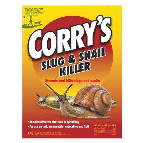 Corry S 3 5 Lb Slug And Snail Killer 100511429 The Home Depot