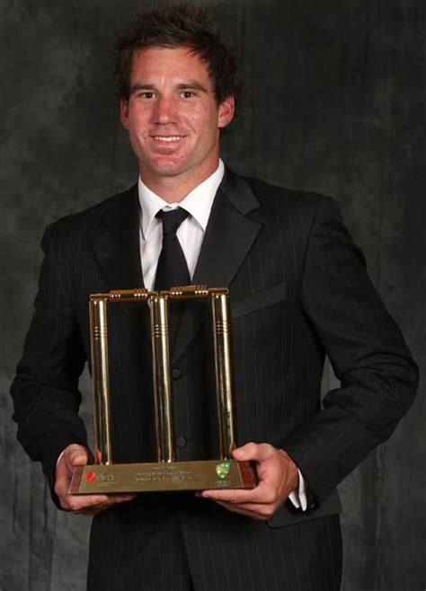 John Hastings was named the Bradman Young Cricketer of the Year ...