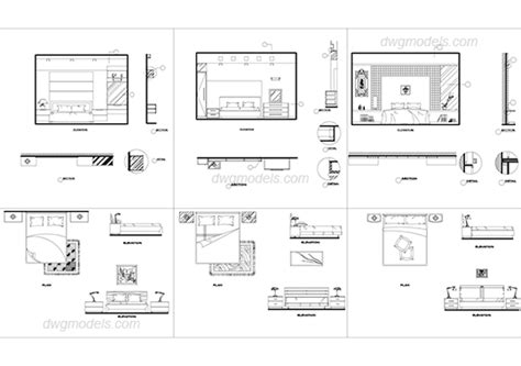 Bedroom Cad Blocks | Homeminimalisite.com