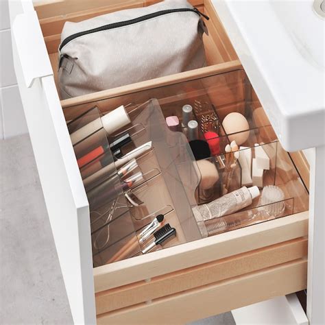 Godmorgon Box With Compartments Smoked 12 ½x11x4 Ikea