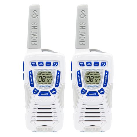 Cobra Acxt R Flt Floating Waterproof Frs Two Way Radios White