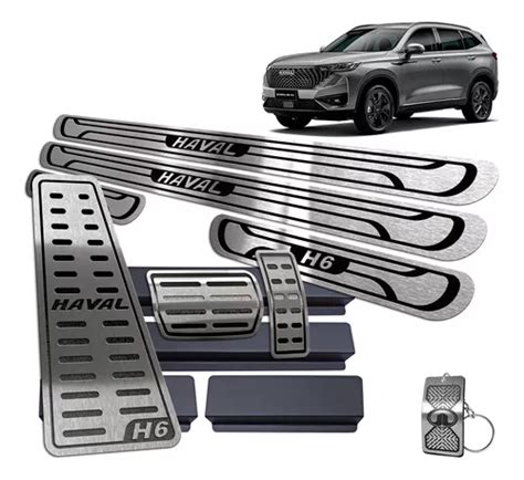 Gwm Haval H6 2024 Soleira Br Pedaleira Descanso Inox Parcelamento