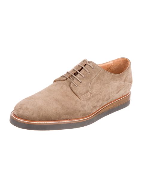 Vince Suede Derby Shoes - Neutrals Oxfords, Shoes - WVN29502 | The RealReal