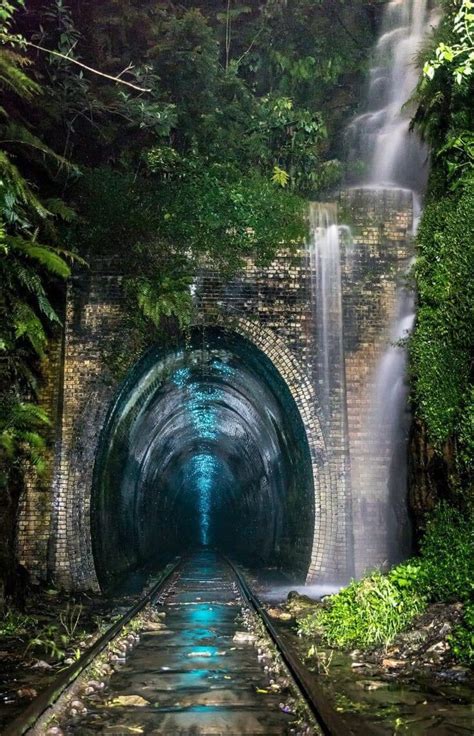 Glow Worm Tunnel Is An Abandoned Railroad Tunnel That Is Lit By A