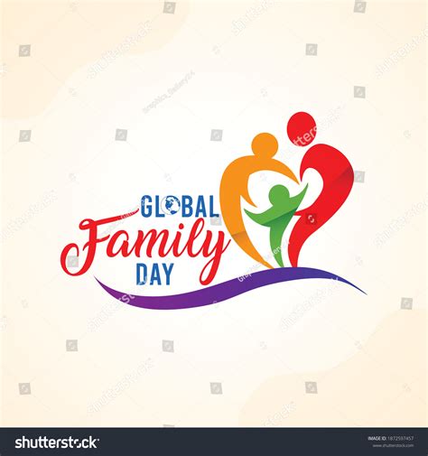 Global Family Day Family Illustration World Stock Vector (Royalty Free ...