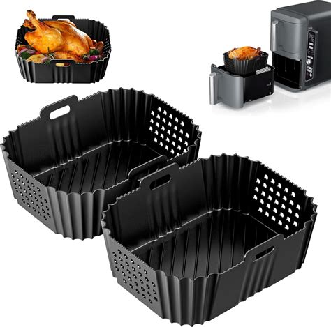 Amazon Air Fryer Silicone Liners For Ninja Double Stack Air Fryer