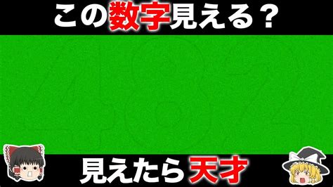 【ゆっくり解説】これ見える？天才にしか見えない診断テスト！ Youtube