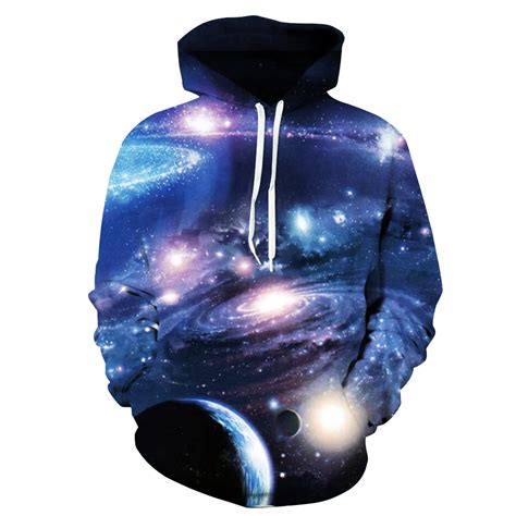 Planet Menwomen 3d Sweatshirt Spacegalaxy Print Hooded Hoodies Casual Couple Tracksuits Hoody